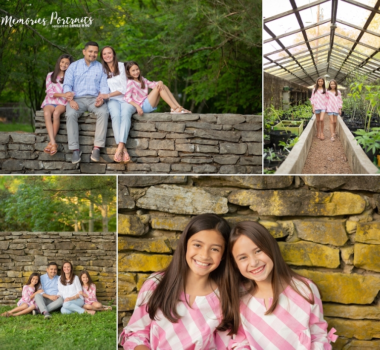family pictures in knoxville botanical gardens